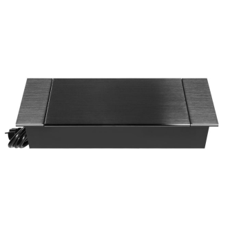 GNIAZDO MEBLOWE ORNO OR-GM-9048(GS)/B KABEL 1,5m 2xUSB